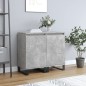 vidaXL Aparadores 2 uds madera de ingeniería gris hormigón 40x35x70 cm vidaXL Aparadores 2 uds madera de ingeniería gris hormigón 40x35x70 cm
