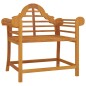 vidaXL Sillas de jardín 2 unidades madera maciza de teca 91x62x94 cm