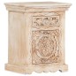 vidaXL Mesita de noche de madera maciza de mango 40x30x50 cm vidaXL Mesita de noche de madera maciza de mango 40x30x50 cm