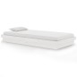 vidaXL Estructura de cama madera maciza blanca 100x200 cm vidaXL Estructura de cama madera maciza blanca 100x200 cm