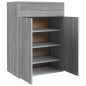 vidaXL Mueble zapatero de madera contrachapada gris Sonoma 60x35x84 cm vidaXL Mueble zapatero de madera contrachapada gris Sonoma 60x35x84 cm