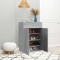 vidaXL Mueble zapatero de madera contrachapada gris Sonoma 60x35x84 cm vidaXL Mueble zapatero de madera contrachapada gris Sonoma 60x35x84 cm