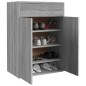 vidaXL Mueble zapatero de madera contrachapada gris Sonoma 60x35x84 cm vidaXL Mueble zapatero de madera contrachapada gris Sonoma 60x35x84 cm
