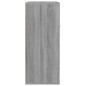 vidaXL Mueble zapatero de madera contrachapada gris Sonoma 60x35x84 cm vidaXL Mueble zapatero de madera contrachapada gris Sonoma 60x35x84 cm