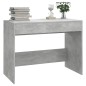 vidaXL Escritorio de madera contrachapada gris hormigón 101x50x76,5 cm vidaXL Escritorio de madera contrachapada gris hormigón 101x50x76,5 cm