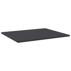 vidaXL Estantes para estantería 8 uds contrachapada gris 60x50x1,5 cm
