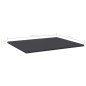 vidaXL Estantes para estantería 8 uds contrachapada gris 60x50x1,5 cm