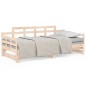 vidaXL Sofá cama extraíble madera maciza de pino 2x(90x200) cm vidaXL Sofá cama extraíble madera maciza de pino 2x(90x200) cm