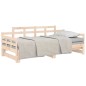 vidaXL Sofá cama extraíble madera maciza de pino 2x(90x200) cm vidaXL Sofá cama extraíble madera maciza de pino 2x(90x200) cm