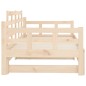 vidaXL Sofá cama extraíble madera maciza de pino 2x(90x200) cm vidaXL Sofá cama extraíble madera maciza de pino 2x(90x200) cm
