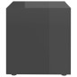 vidaXL Muebles TV 2 uds madera contrachapada gris brillo 37x35x37 cm vidaXL Muebles TV 2 uds madera contrachapada gris brillo 37x35x37 cm