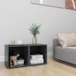 vidaXL Muebles TV 2 uds madera contrachapada gris brillo 37x35x37 cm vidaXL Muebles TV 2 uds madera contrachapada gris brillo 37x35x37 cm