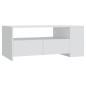 vidaXL Mesa de centro madera de ingeniería blanco 102x55x42 cm vidaXL Mesa de centro madera de ingeniería blanco 102x55x42 cm