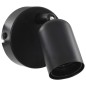 vidaXL Lámpara focos 2 uds con bombillas de filamento 2W negro E27 vidaXL Lámpara focos 2 uds con bombillas de filamento 2W negro E27