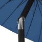 vidaXL Sombrilla de jardín con palo de aluminio azul azure 270 cm vidaXL Sombrilla de jardín con palo de aluminio azul azure 270 cm