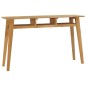vidaXL Mesa consola de madera de teca maciza 120x35x75 cm vidaXL Mesa consola de madera de teca maciza 120x35x75 cm