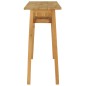 vidaXL Mesa consola de madera de teca maciza 120x35x75 cm vidaXL Mesa consola de madera de teca maciza 120x35x75 cm