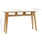 vidaXL Mesa consola de madera de teca maciza 120x35x75 cm vidaXL Mesa consola de madera de teca maciza 120x35x75 cm