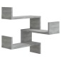 vidaXL Estantería de esquina de pared gris Sonoma 40x40x50 cm vidaXL Estantería de esquina de pared gris Sonoma 40x40x50 cm