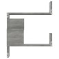 vidaXL Estantería de esquina de pared gris Sonoma 40x40x50 cm vidaXL Estantería de esquina de pared gris Sonoma 40x40x50 cm