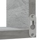 vidaXL Estantería de esquina de pared gris Sonoma 40x40x50 cm vidaXL Estantería de esquina de pared gris Sonoma 40x40x50 cm