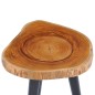 vidaXL Mesa de centro de madera de teca maciza 40x45 cm vidaXL Mesa de centro de madera de teca maciza 40x45 cm