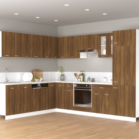 vidaXL Armario colgante madera ingeniería marrón roble 60x31x40 cm