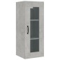 vidaXL Armario de pared colgante gris hormigón 34,5x34x90 cm vidaXL Armario de pared colgante gris hormigón 34,5x34x90 cm