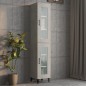 vidaXL Armario de pared colgante gris hormigón 34,5x34x90 cm vidaXL Armario de pared colgante gris hormigón 34,5x34x90 cm
