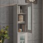 vidaXL Armario de pared colgante gris hormigón 34,5x34x90 cm vidaXL Armario de pared colgante gris hormigón 34,5x34x90 cm