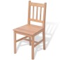 vidaXL Conjunto de comedor 5 piezas madera de pino 