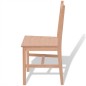 vidaXL Conjunto de comedor 5 piezas madera de pino 