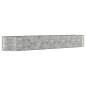 vidaXL Jardinera arriate acero recubrimiento polvo plata 507x100x68 cm vidaXL Jardinera arriate acero recubrimiento polvo plata 507x100x68 cm