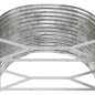 vidaXL Jardinera arriate acero recubrimiento polvo plata 507x100x68 cm vidaXL Jardinera arriate acero recubrimiento polvo plata 507x100x68 cm