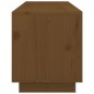 vidaXL Mueble de TV madera maciza de pino marrón miel 105x34x40 cm
