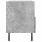 vidaXL Mesita noche 2 uds madera ingeniería gris hormigón 40x35x47,5cm vidaXL Mesita noche 2 uds madera ingeniería gris hormigón 40x35x47,5cm