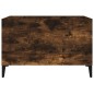 vidaXL Mueble discos madera contrachapada roble ahumado 74,5x38x48 cm vidaXL Mueble discos madera contrachapada roble ahumado 74,5x38x48 cm