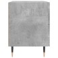 vidaXL Mesita noche 2 uds madera ingeniería gris hormigón 40x35x47,5cm vidaXL Mesita noche 2 uds madera ingeniería gris hormigón 40x35x47,5cm
