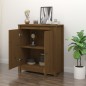 vidaXL Aparador de madera maciza de pino marrón miel 70x35x80 cm vidaXL Aparador de madera maciza de pino marrón miel 70x35x80 cm
