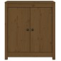 vidaXL Aparador de madera maciza de pino marrón miel 70x35x80 cm vidaXL Aparador de madera maciza de pino marrón miel 70x35x80 cm