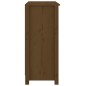 vidaXL Aparador de madera maciza de pino marrón miel 70x35x80 cm vidaXL Aparador de madera maciza de pino marrón miel 70x35x80 cm