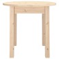 vidaXL Mesa de centro de madera maciza de pino Ø 45x40 cm vidaXL Mesa de centro de madera maciza de pino Ø 45x40 cm