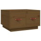 vidaXL Mesa de centro madera maciza de pino marrón miel 60x53x35 cm vidaXL Mesa de centro madera maciza de pino marrón miel 60x53x35 cm