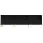 vidaXL Mueble de TV madera contrachapada negro 150x30x44,5 cm vidaXL Mueble de TV madera contrachapada negro 150x30x44,5 cm