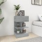 vidaXL Mesitas de noche 2 uds madera gris Sonoma 40x35x65 cm vidaXL Mesitas de noche 2 uds madera gris Sonoma 40x35x65 cm