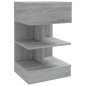 vidaXL Mesitas de noche 2 uds madera gris Sonoma 40x35x65 cm vidaXL Mesitas de noche 2 uds madera gris Sonoma 40x35x65 cm