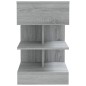 vidaXL Mesitas de noche 2 uds madera gris Sonoma 40x35x65 cm vidaXL Mesitas de noche 2 uds madera gris Sonoma 40x35x65 cm
