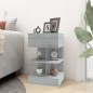 vidaXL Mesitas de noche 2 uds madera gris Sonoma 40x35x65 cm vidaXL Mesitas de noche 2 uds madera gris Sonoma 40x35x65 cm