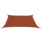 vidaXL Toldo de vela rectangular tela Oxford terracota 2x4 m 