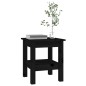 vidaXL Mesa de centro de madera maciza de pino negro 35x35x40 cm vidaXL Mesa de centro de madera maciza de pino negro 35x35x40 cm